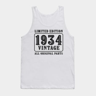 All original parts vintage 1934 limited edition birthday Tank Top